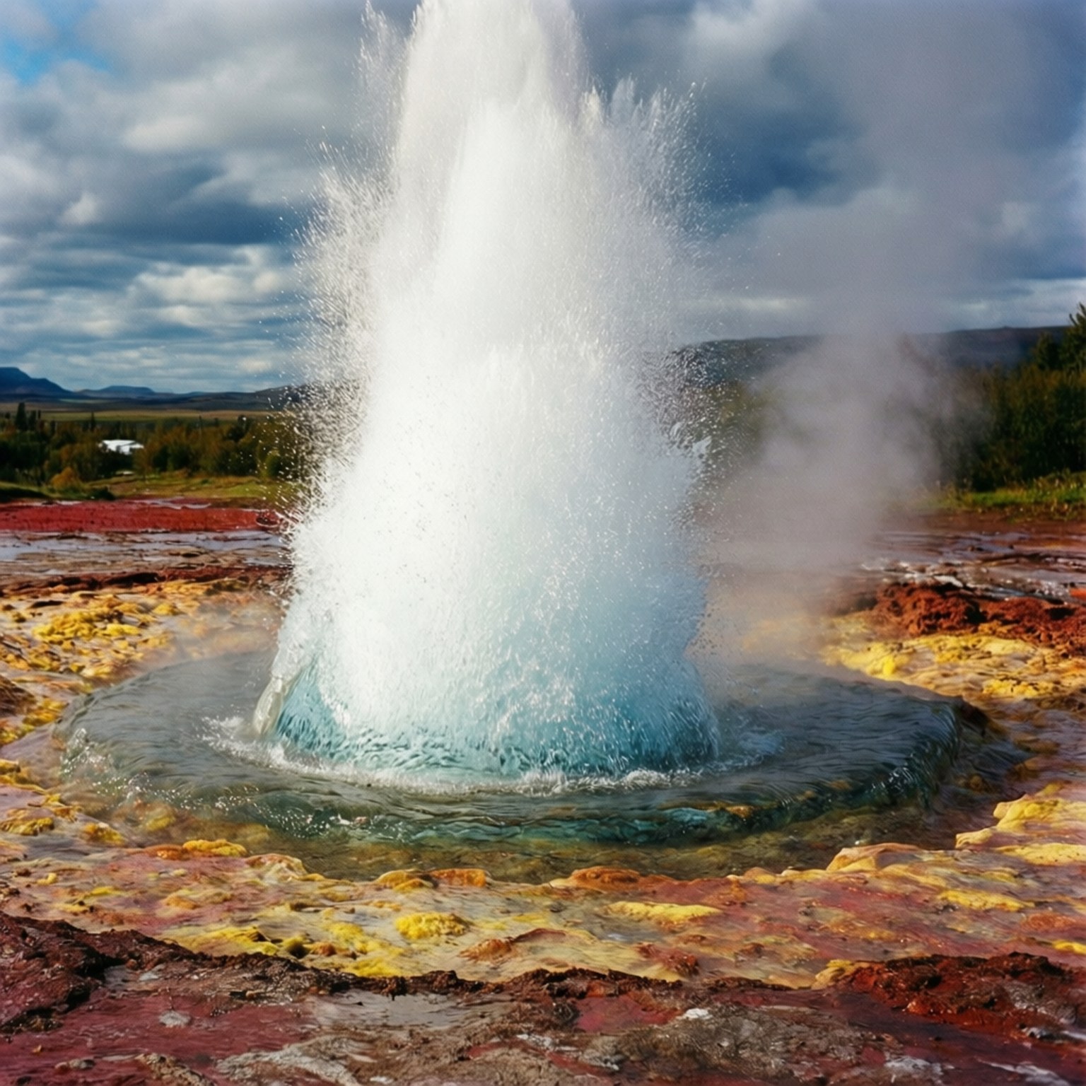 Strokkur 噴發 壁紙