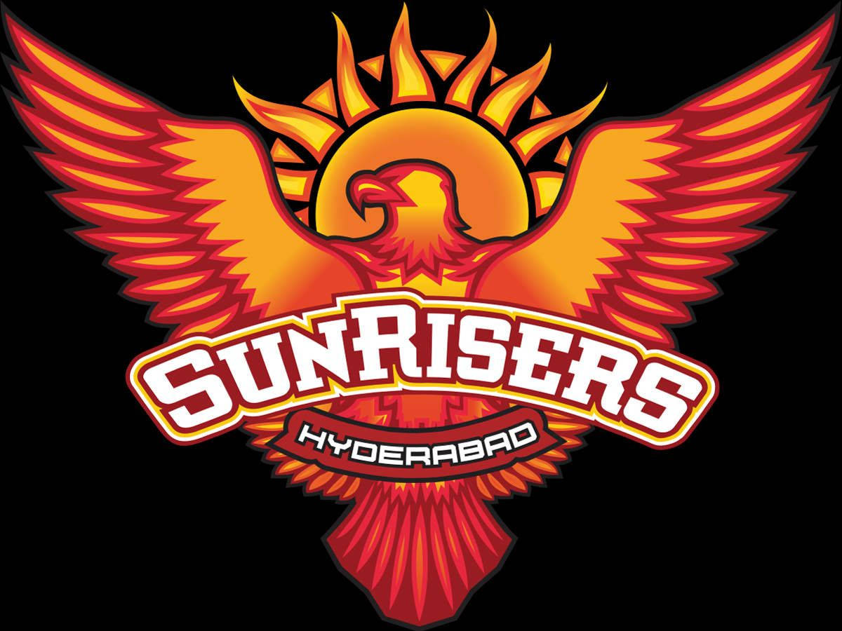 Sunrisers Hyderabad 球隊標誌，特色是一隻火焰鳳凰從太陽中升起。