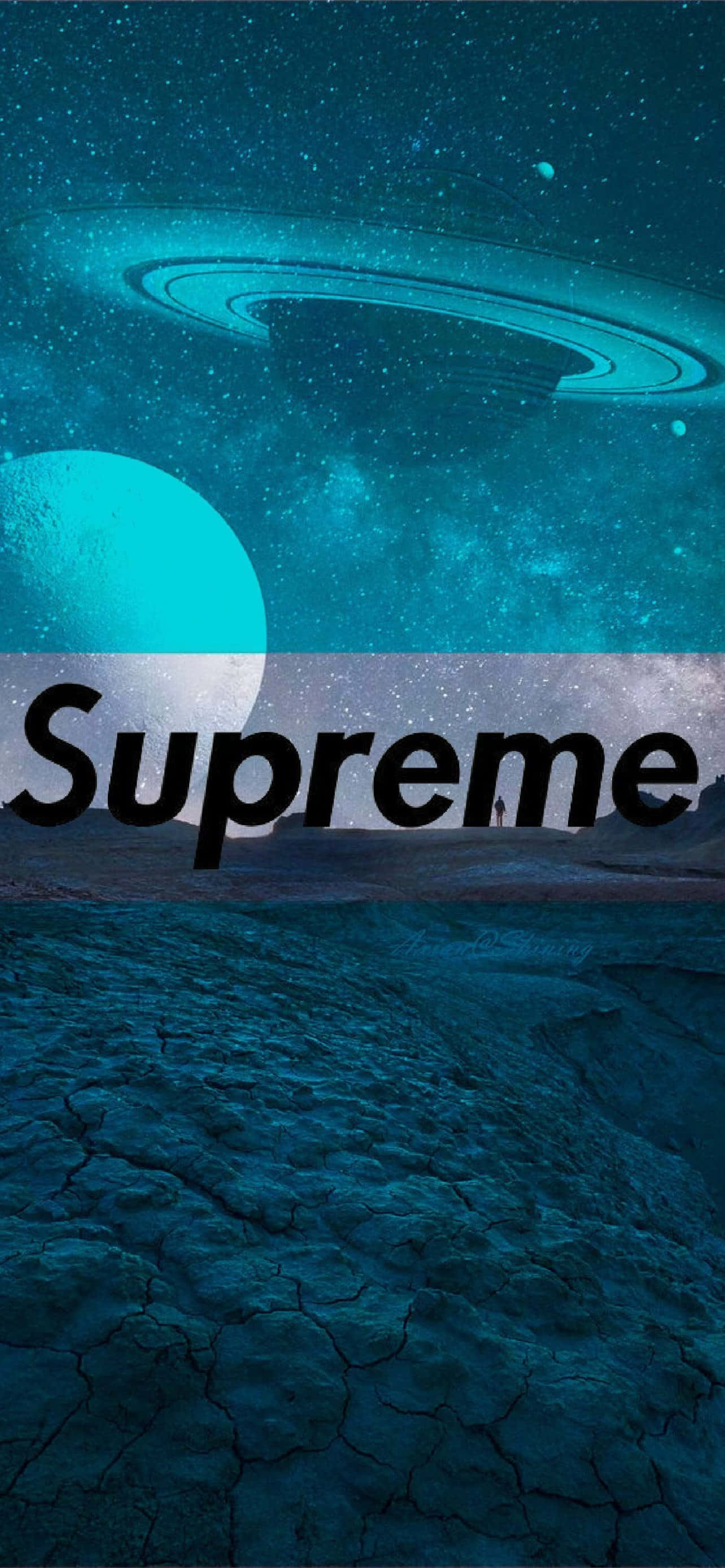 supreme - 一個有藍色天空嘅星球 壁紙