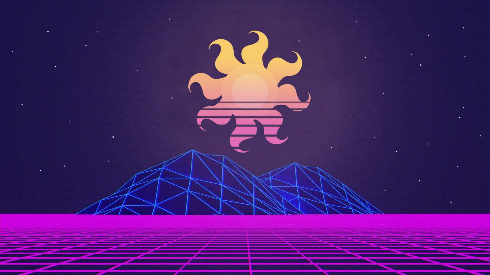 Synthwave背景 壁紙