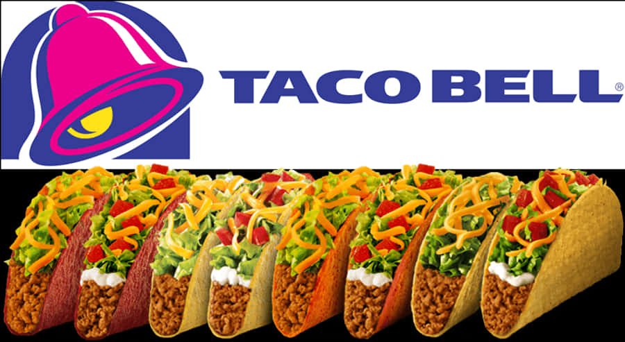 Taco Bell 標誌與墨西哥捲餅 壁紙