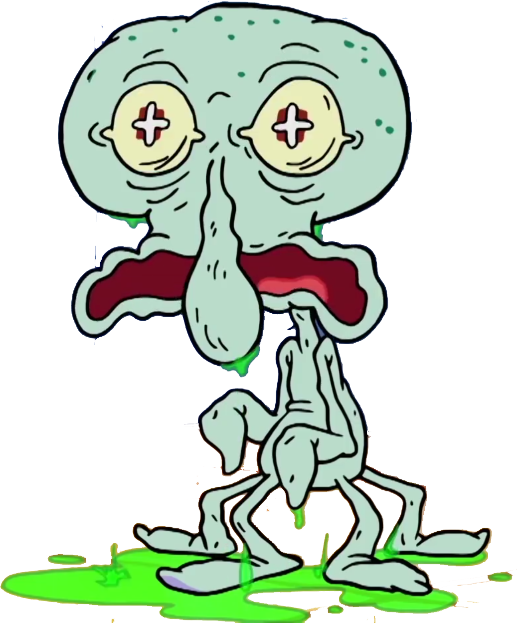 疲憊的章魚哥 Tentacles.PNG 壁紙