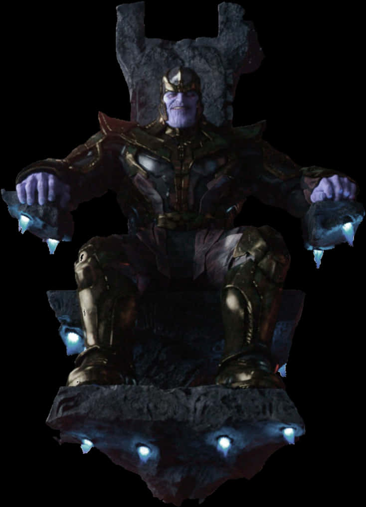 Thanos 王座姿態 壁紙