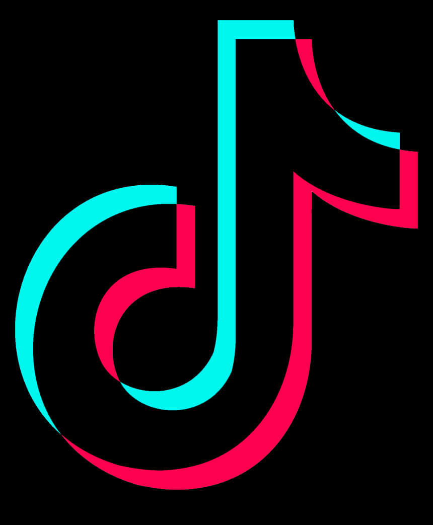 Tik Tok 標誌霓虹光效 壁紙