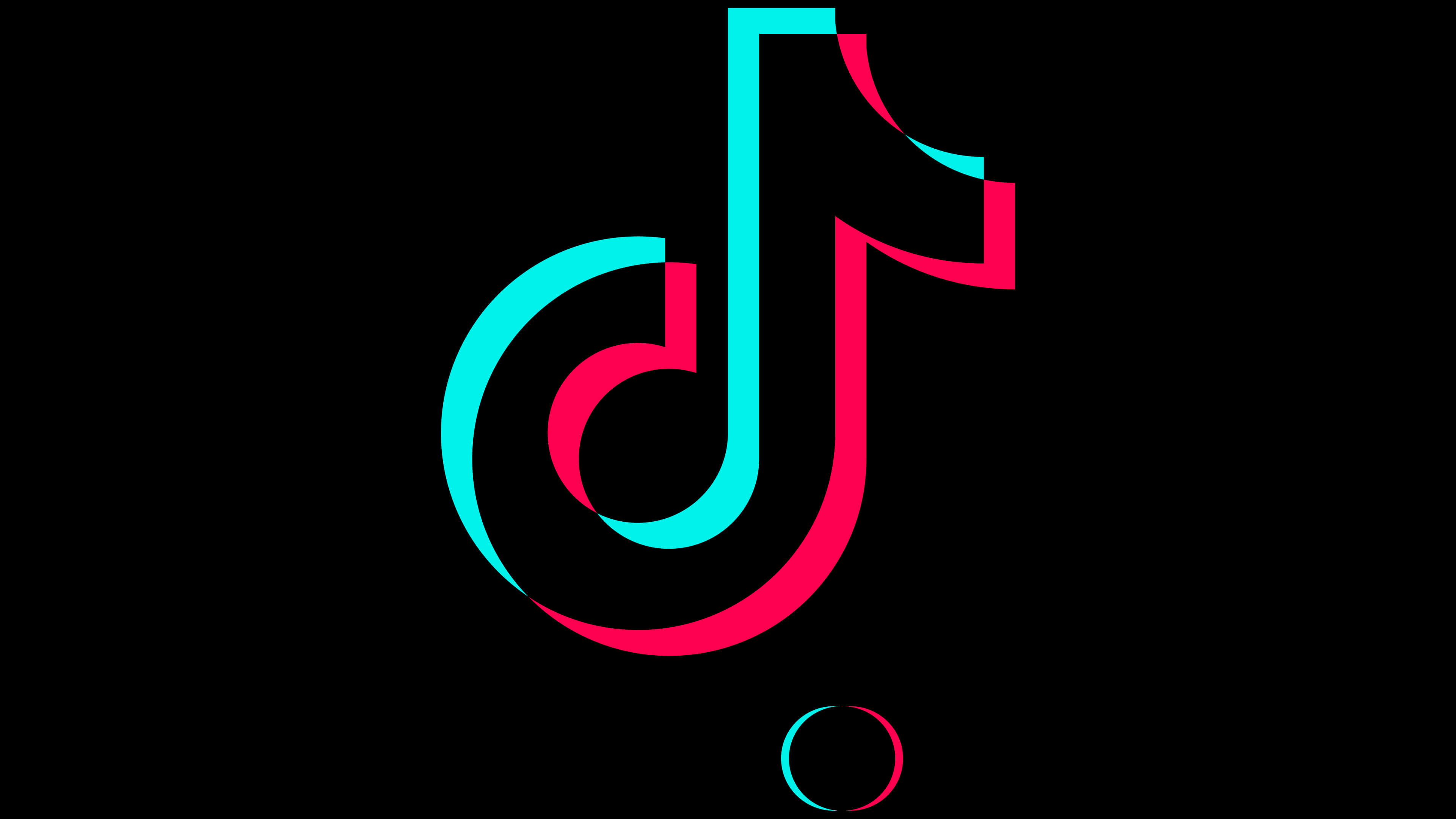 Tik Tok 標誌霓虹光效 壁紙