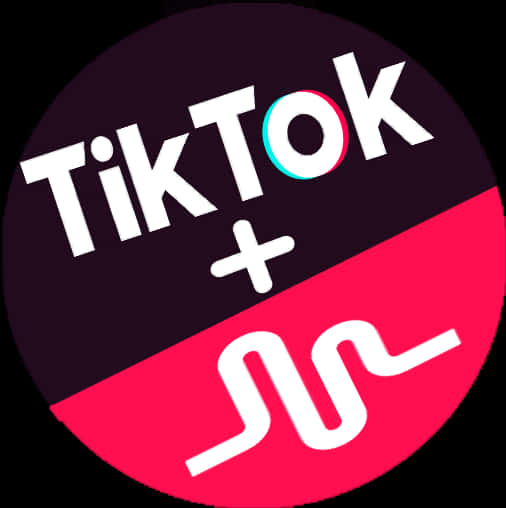 Tik Tok Plus 音符標誌 壁紙