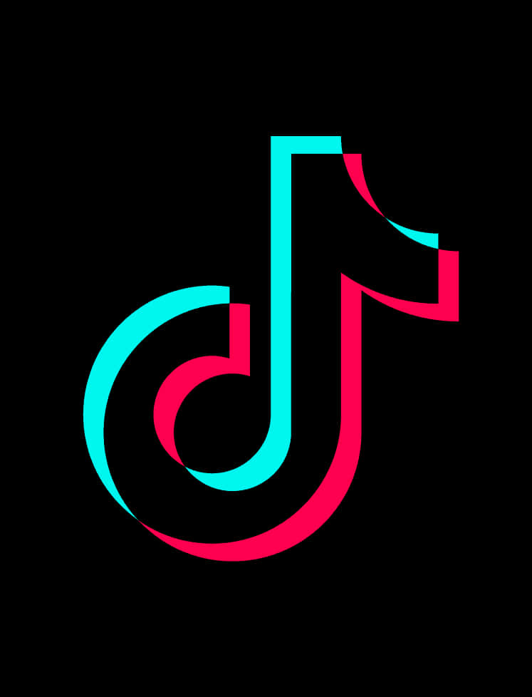 Tik Tok 標誌霓虹光效 壁紙