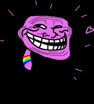 經典 Trollface 搞笑表情 壁紙