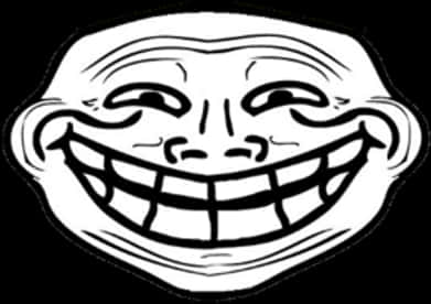 Troll 大笑表情 - Troll 面部剪貼圖