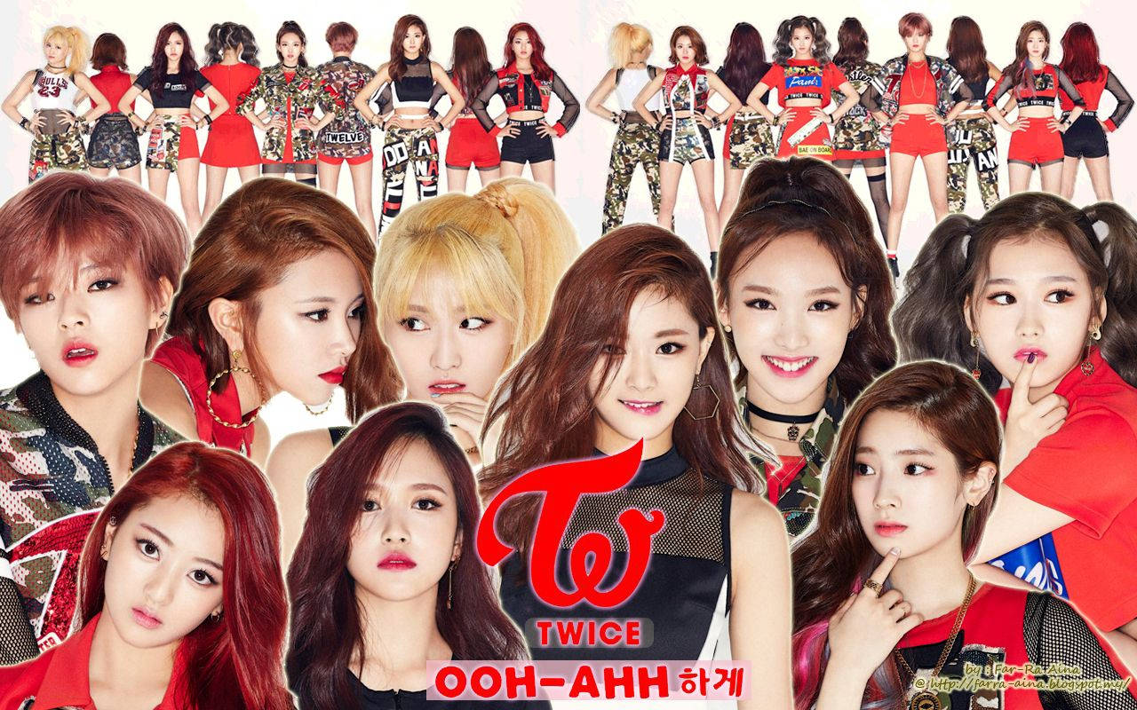 TWICE 女子團體海報壁紙
