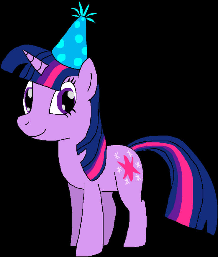 Twilight Sparkle 派對帽 壁紙