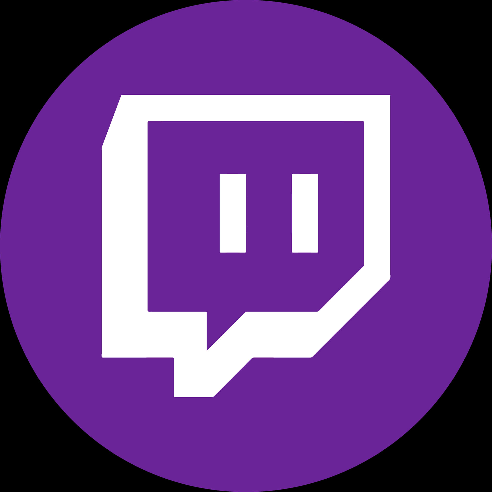 Twitch 標誌紫色背景 壁紙