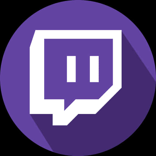 Twitch 標誌紫色故障圖示 壁紙