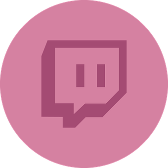 Twitch 標誌粉紅色背景 壁紙
