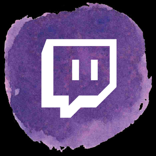 Twitch 標誌水彩背景 壁紙