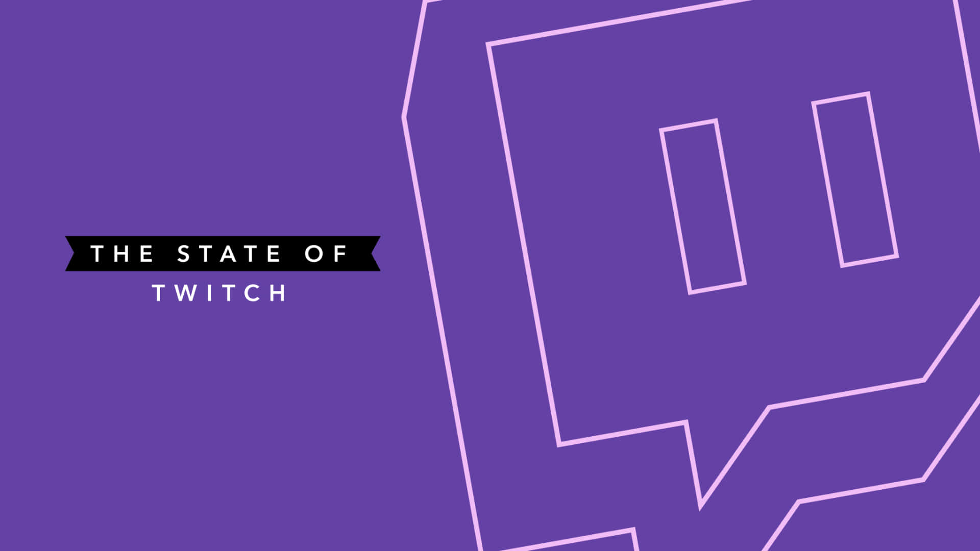 Twitch 標誌在紫色背景上的狀態 壁紙