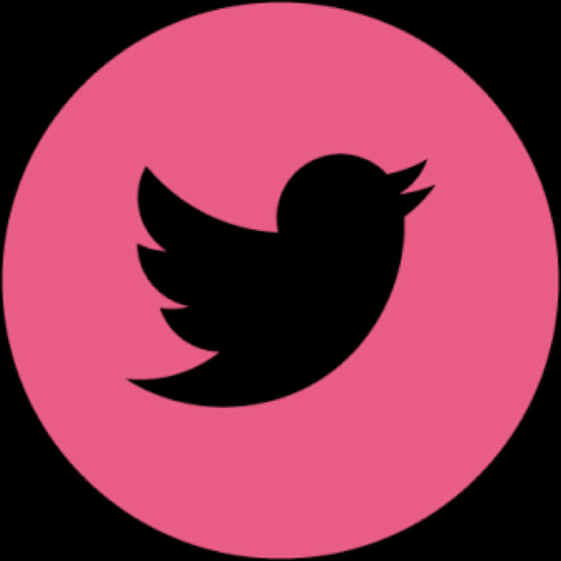 粉紅色Twitter雀仔標誌 壁紙