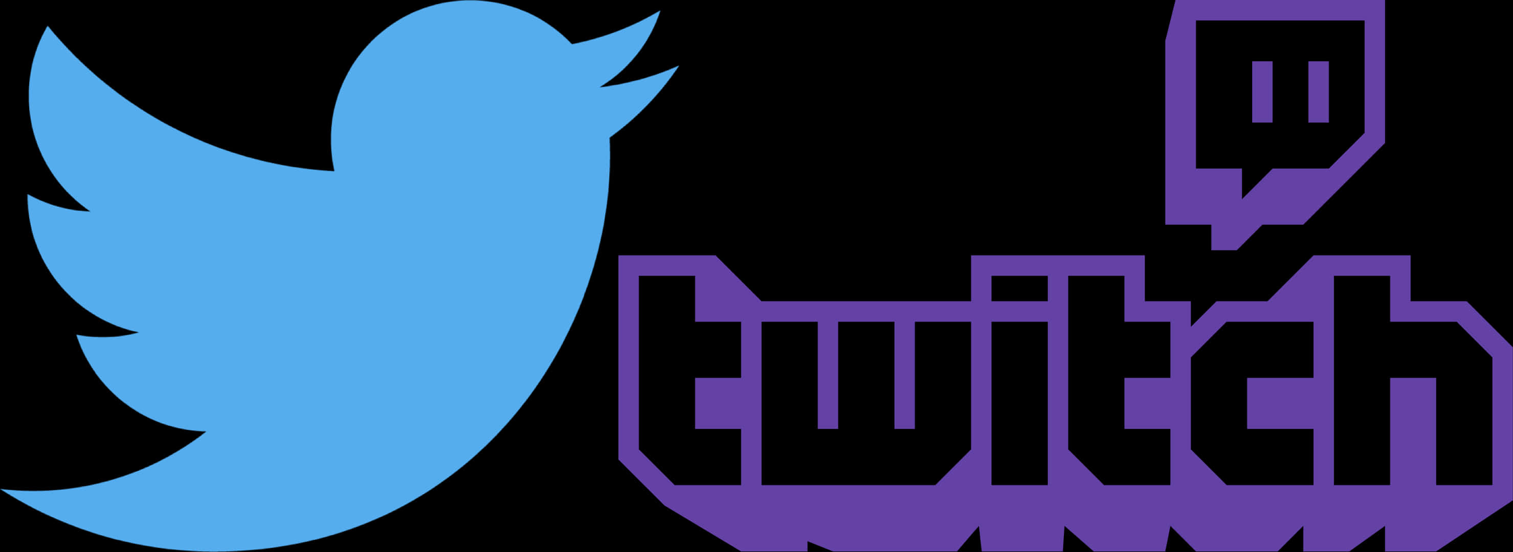 Twitter Twitch 標誌合併 壁紙