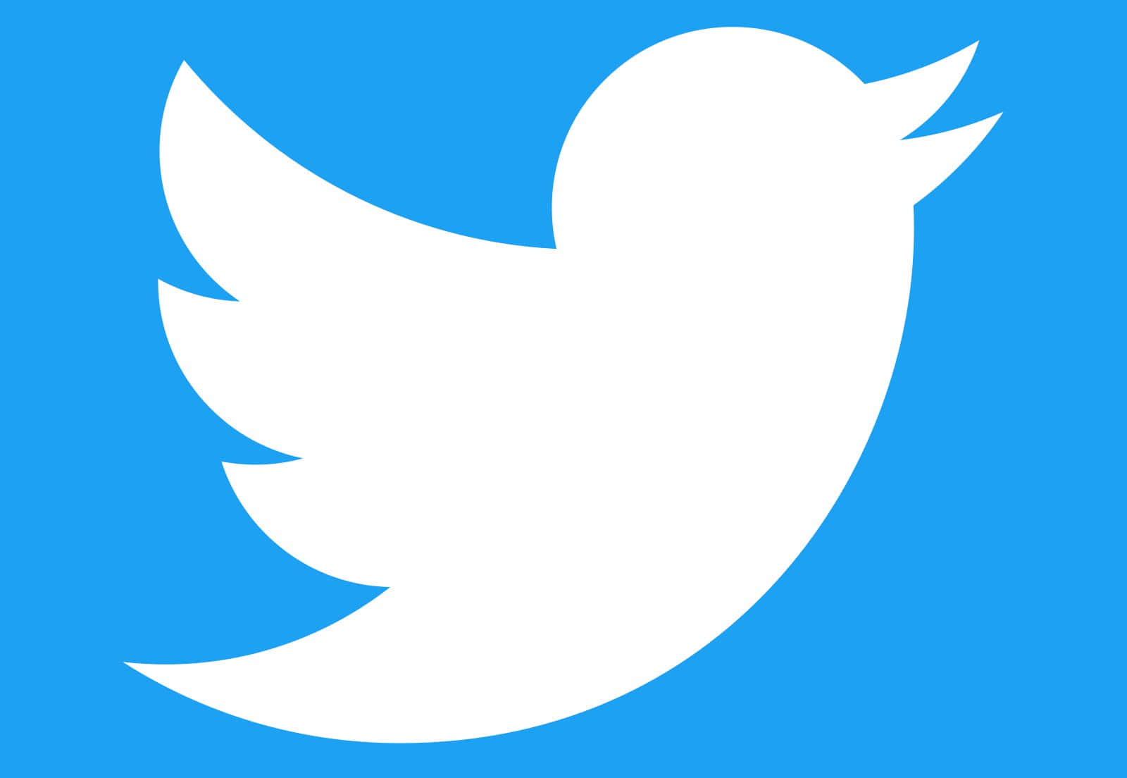 Twitter 標誌喺藍色背景上 壁紙