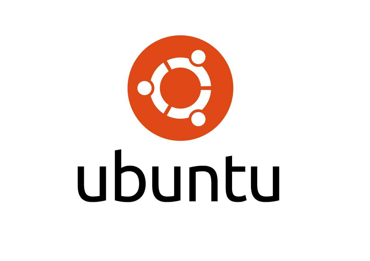 Ubuntu 標誌，橙色圓圈和三個白點在白色背景上。