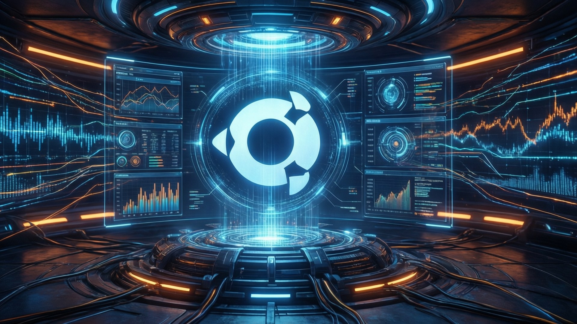 Ubuntu 全息介面 壁紙