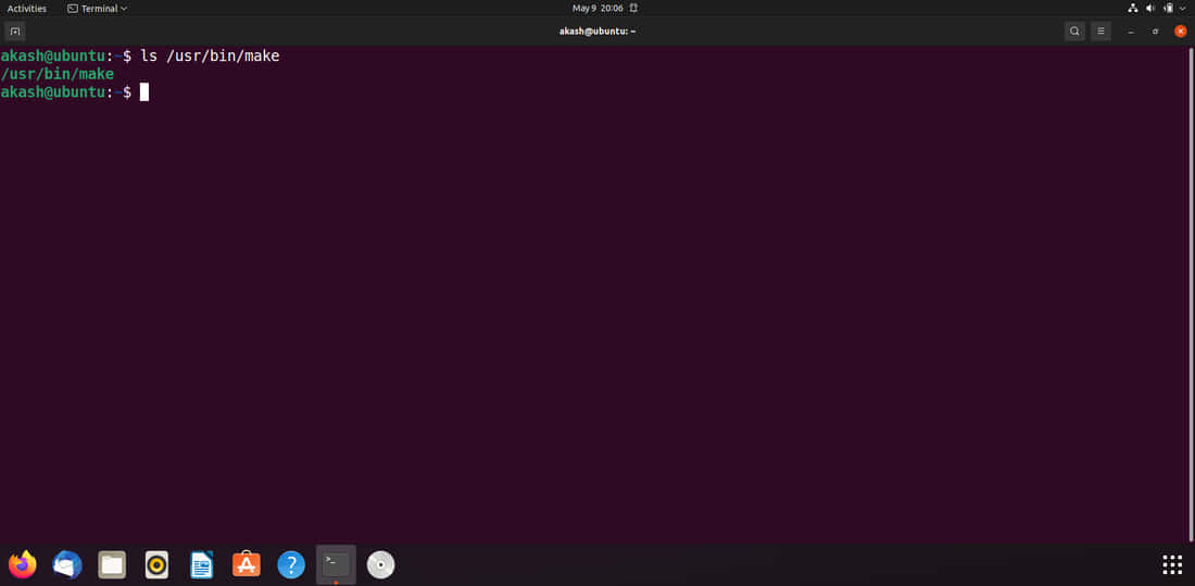 Linux終端機視窗喺桌面顯示命令列介面