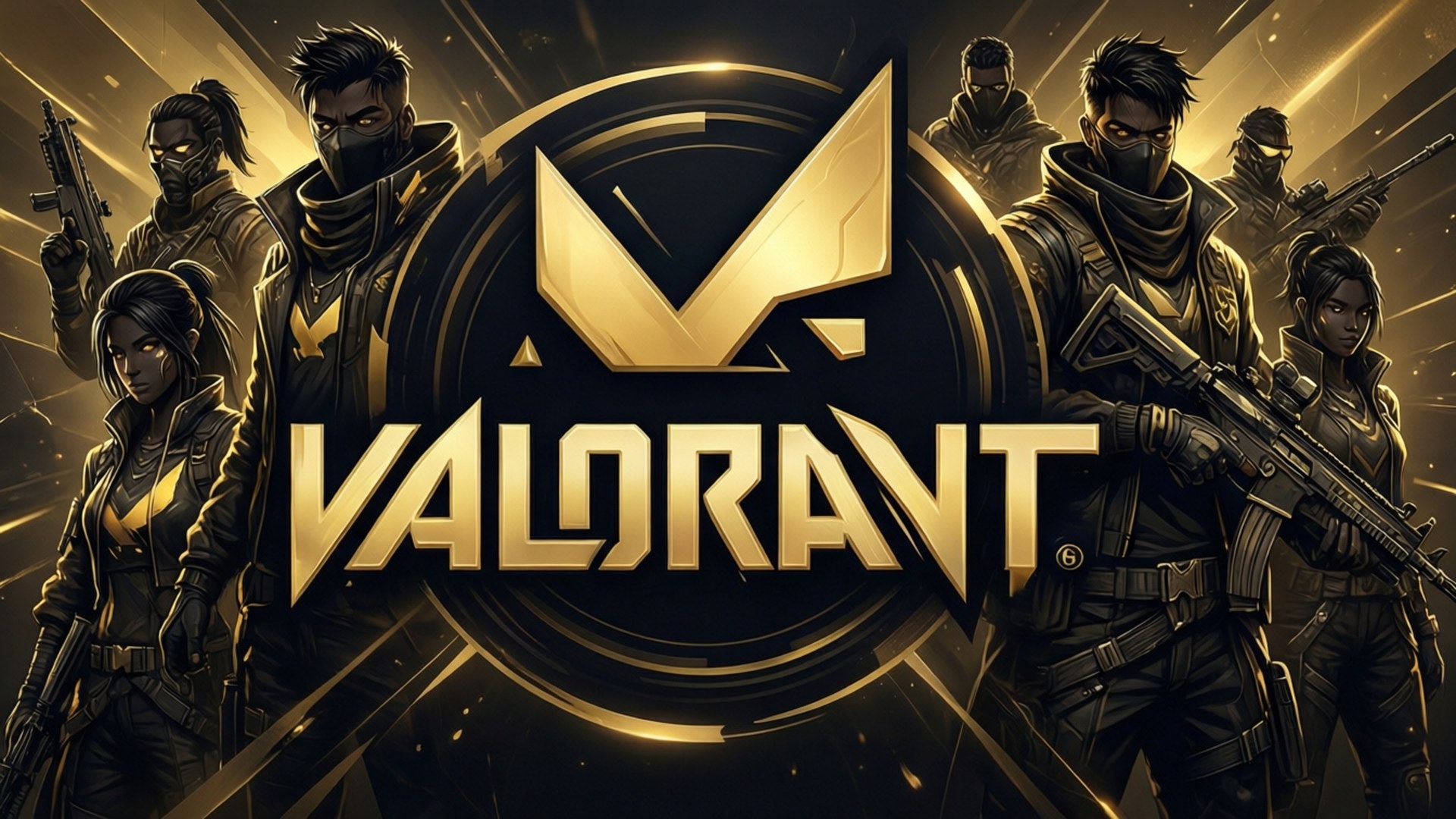 Valorant Logo 優雅感 壁紙