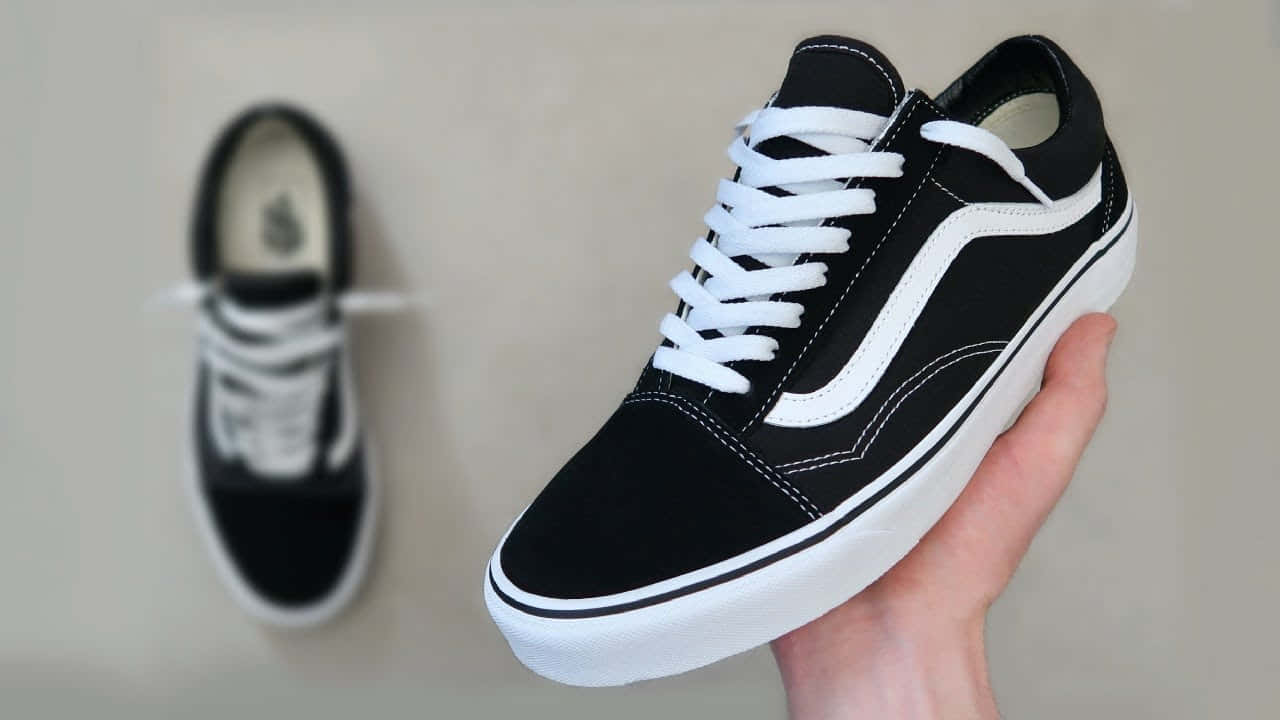 Vans Old Skool - 黑白經典 壁紙