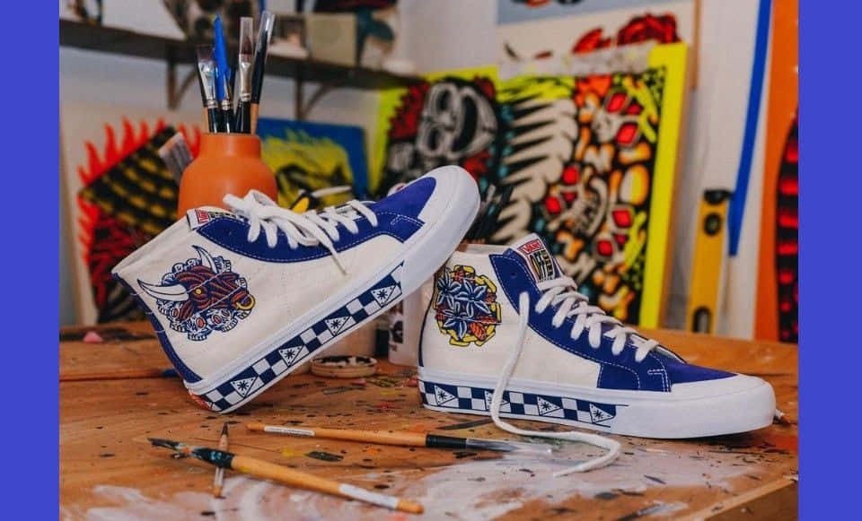 Vans Sk8-Hi 經典滑板鞋系列 壁紙