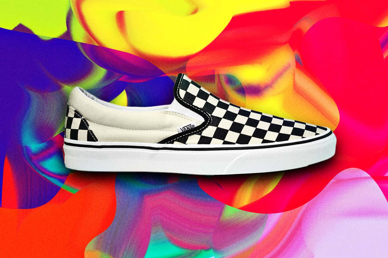 Vans Slip-On 棋盤格 壁紙