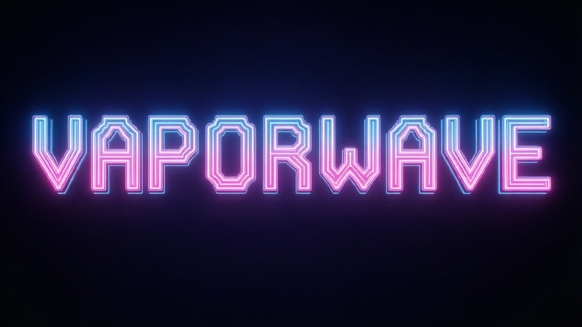 Vaporwave 霓虹燈標誌 壁紙