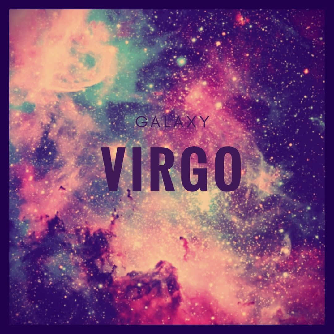 VIRGO 星系，帶有色彩繽紛的宇宙雲和星星