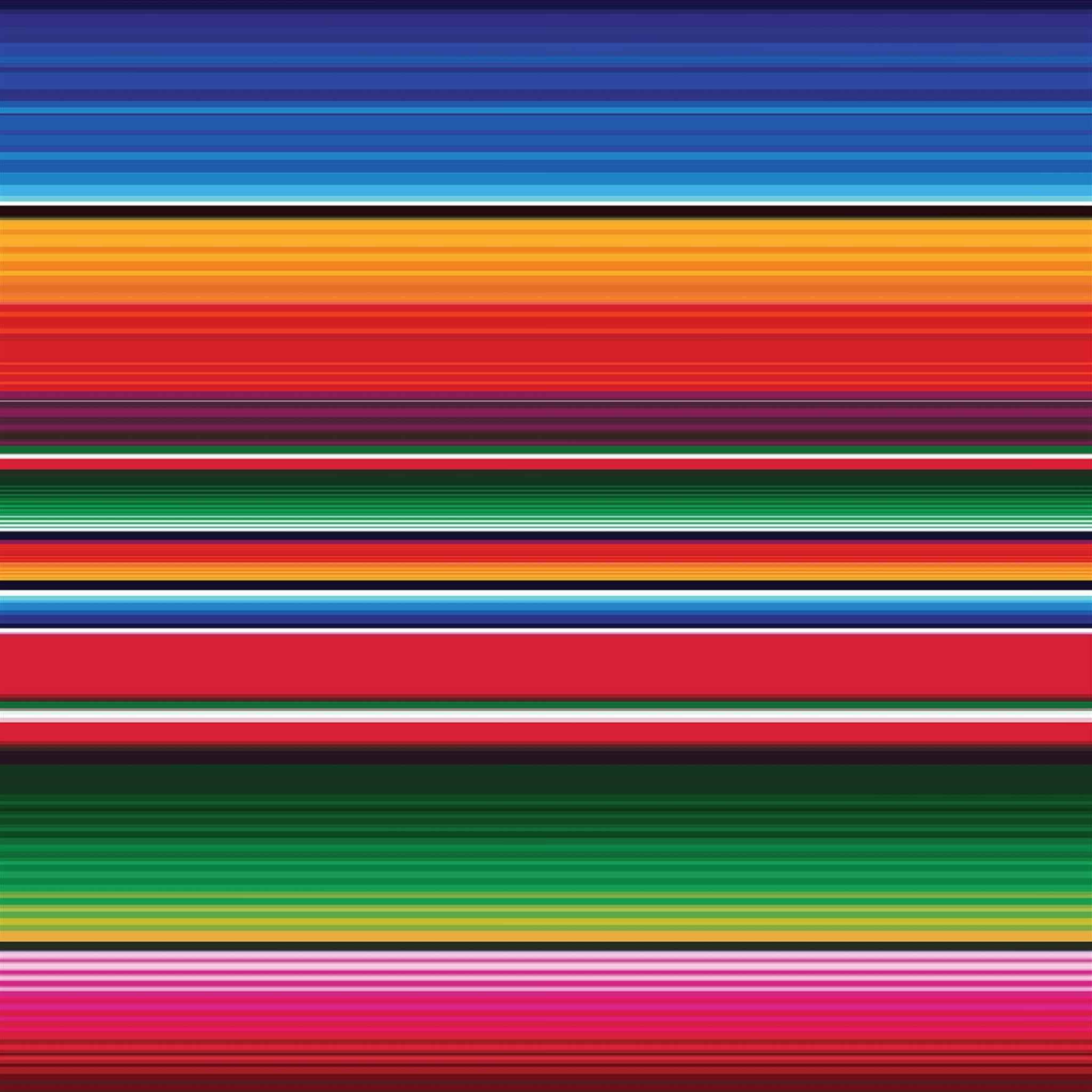 Serape 桌布 壁紙 — 大膽色彩嘅鮮豔橫條紋創造出充滿活力嘅墨西哥塞拉佩圖案，帶有豐富嘅文化質感。
