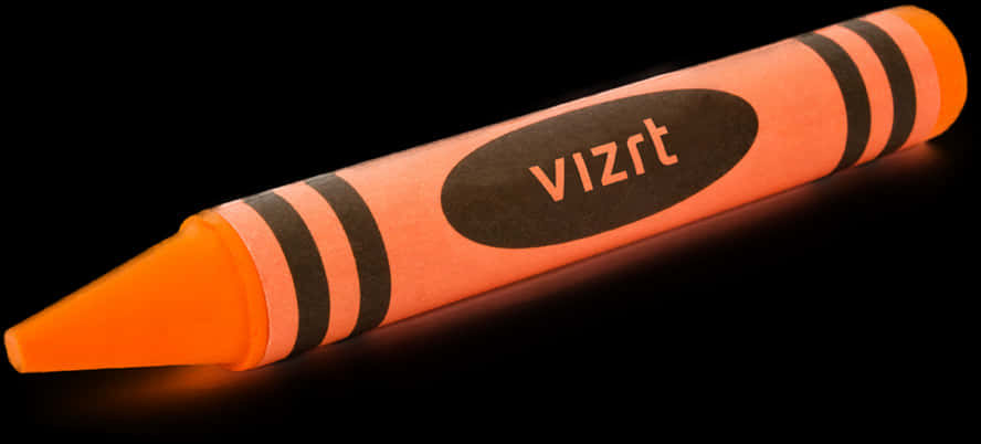 橙色蠟筆品牌 Vizrt 壁紙