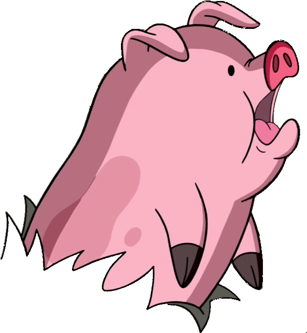小胖豬Waddles《重力泉》 壁紙