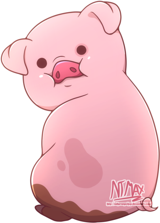 小豬Waddles《重力泉》 壁紙