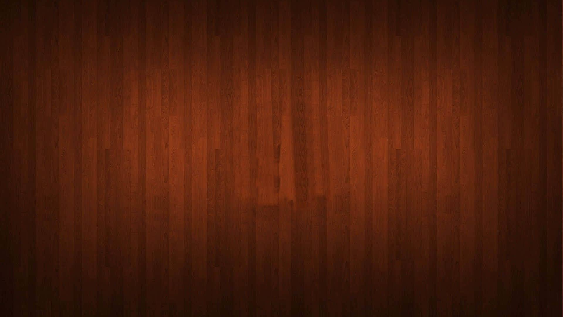 Brown Wood 桌布 壁紙 — 溫暖的琥珀色木板在定向照明下柔和發光，營造出豐富的紋理背景。