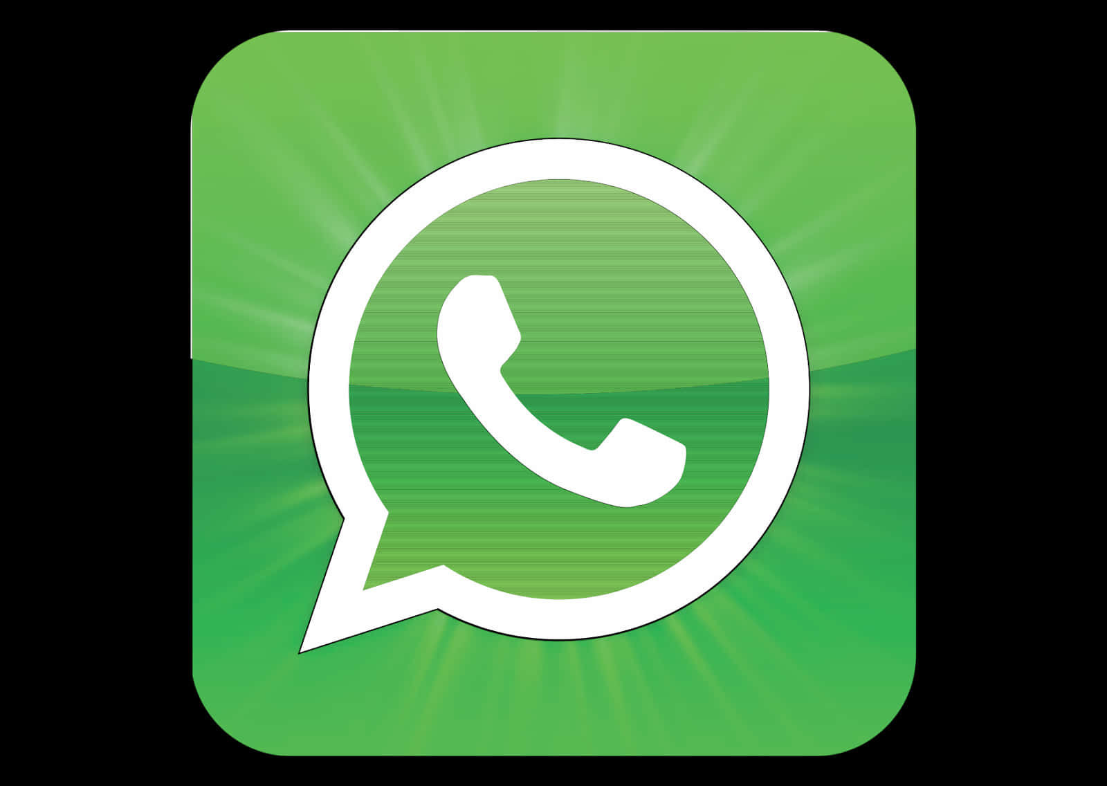 Whats App 標誌綠色背景 壁紙