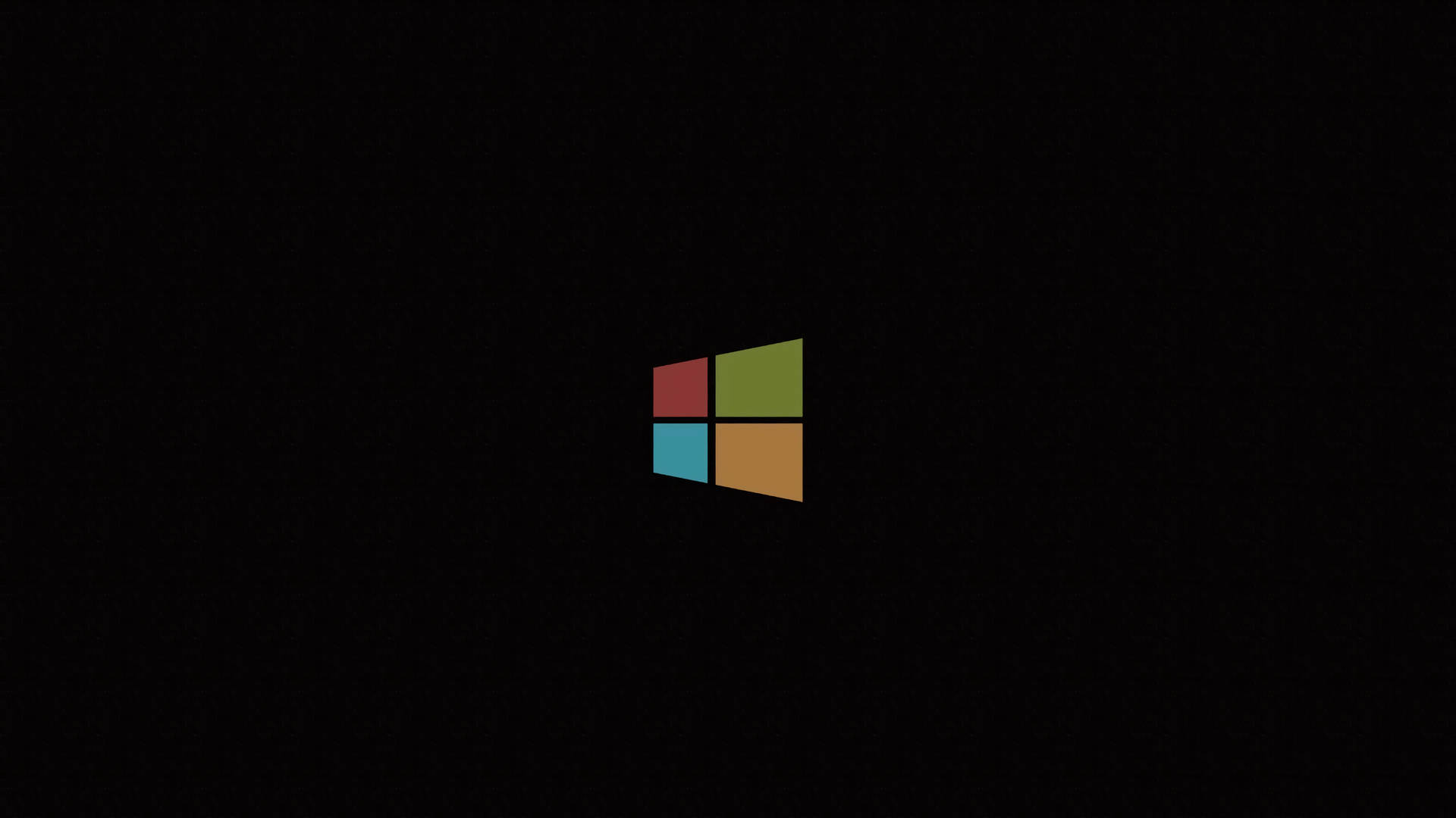 Windows標誌，四個彩色方塊在黑色背景上