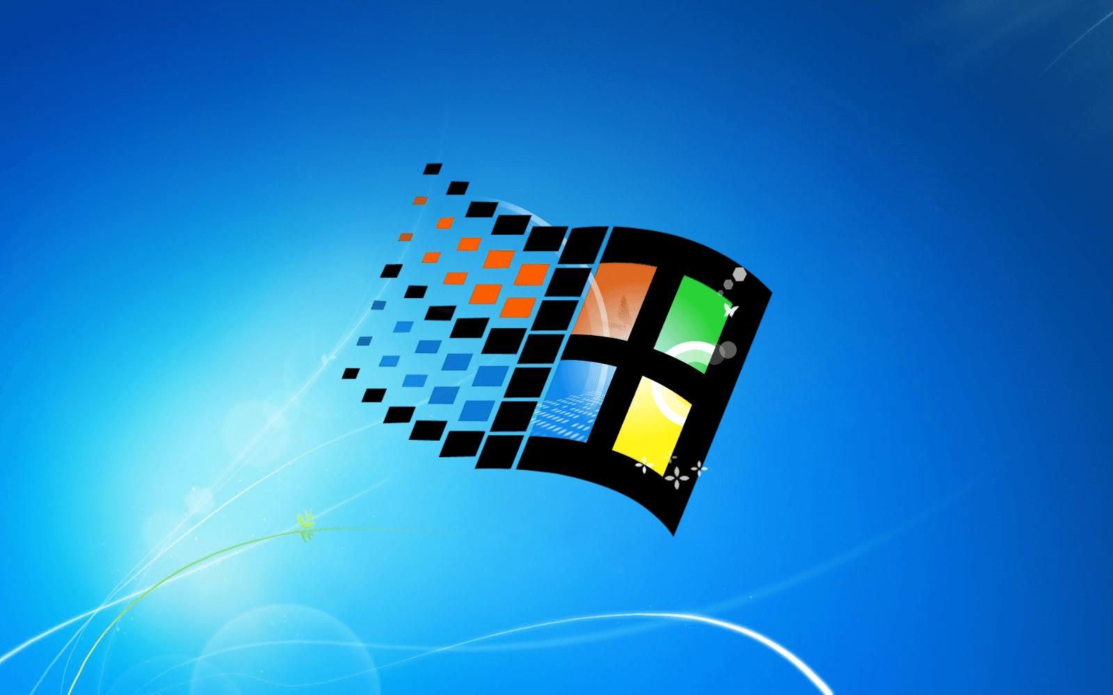 復古Windows 95桌面 壁紙