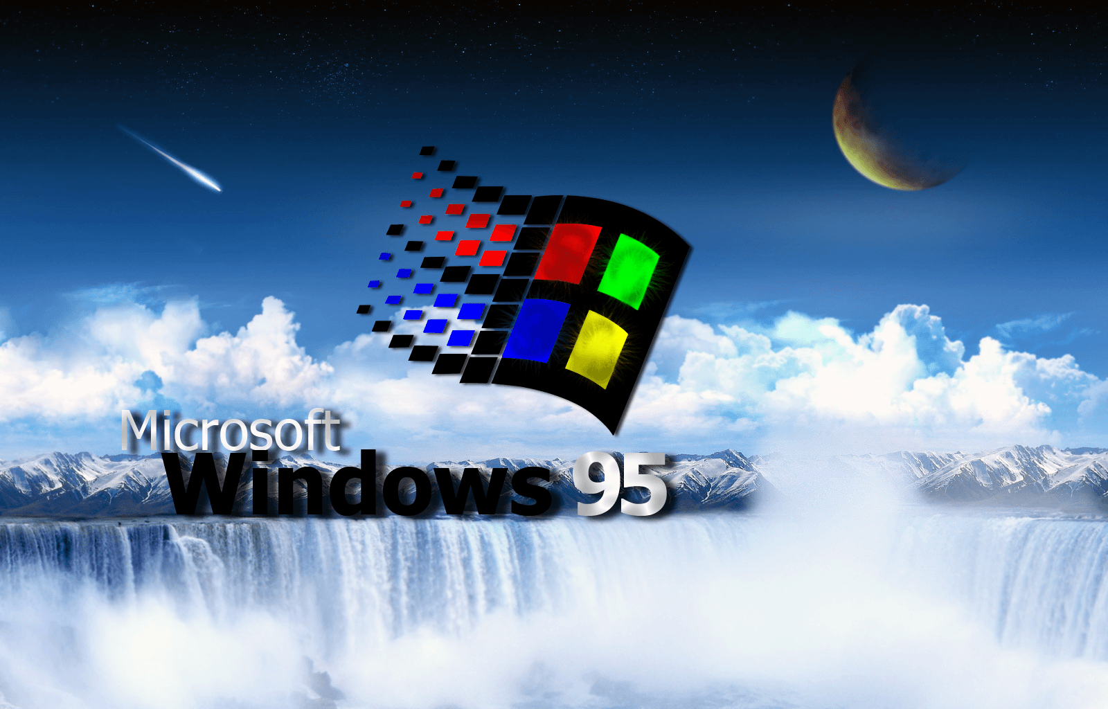 探索 Windows 95 的精彩功能 壁紙
