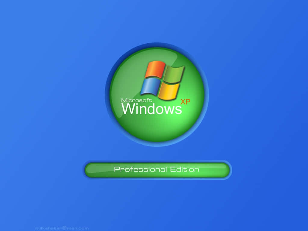 藍色背景上的 Windows XP Professional Edition 標誌
