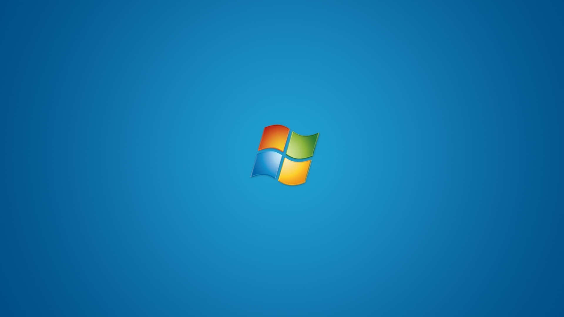 藍色漸變背景上的 Windows 標誌