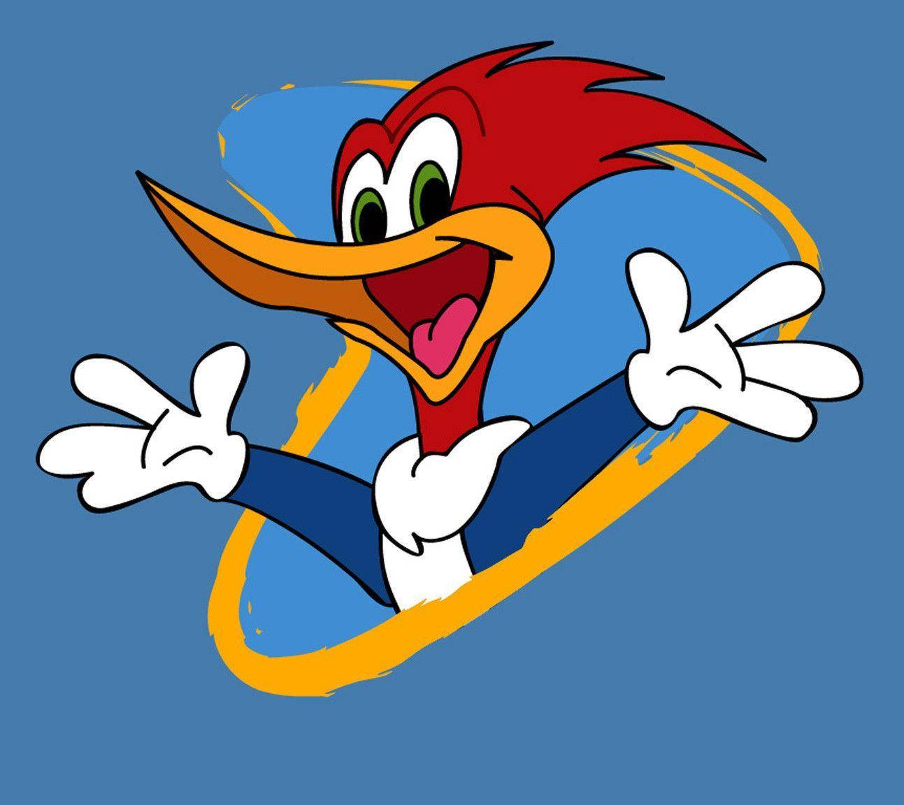啄木鳥角色 Woody 面帶笑容揮手。