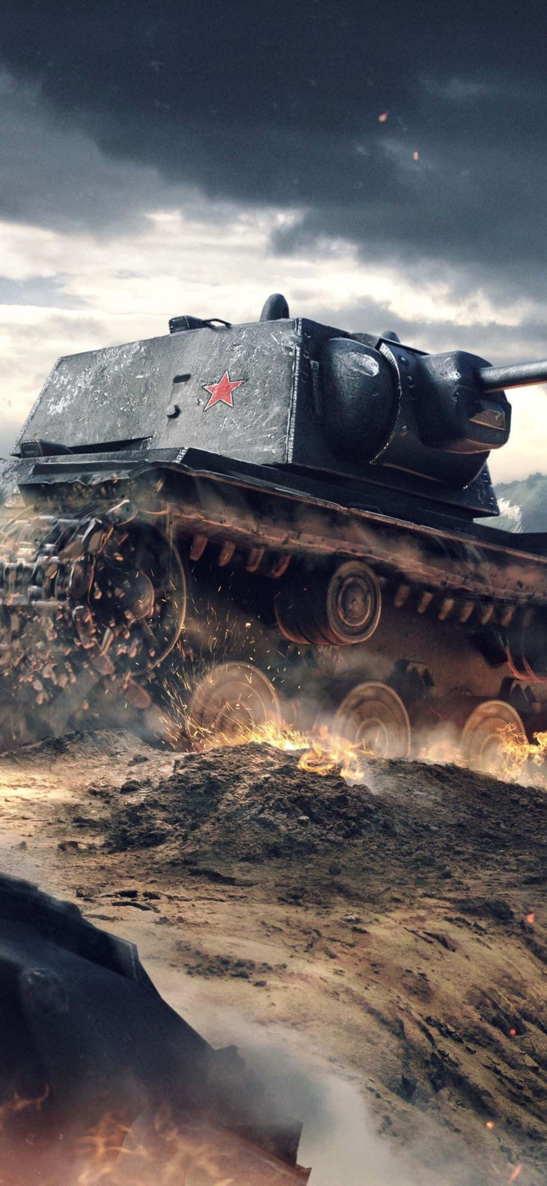 World of Tanks — 沙漠中的坦克 壁紙
