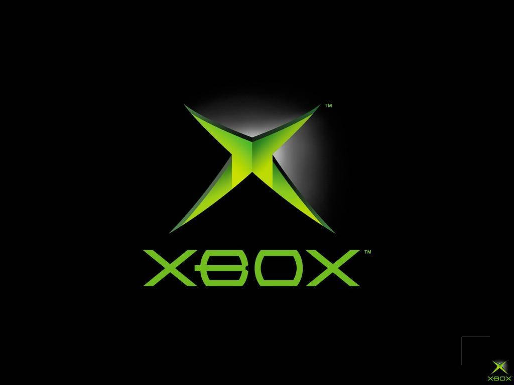 黑色背景上的綠色Xbox標誌