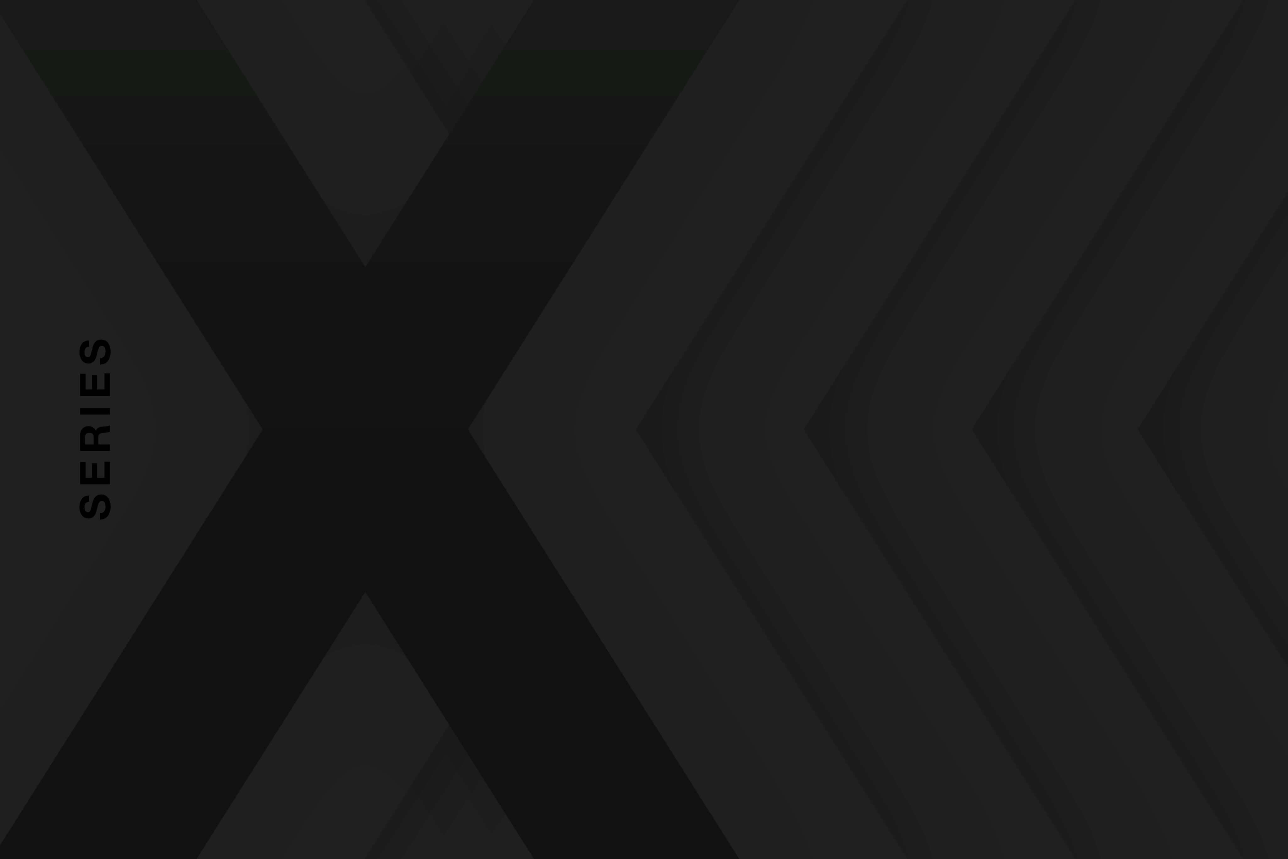 Xbox Series X 模式圖案 壁紙 — 一款極簡深灰色幾何圖案牆紙，帶有層疊的V形圖案和垂直文字「series」。