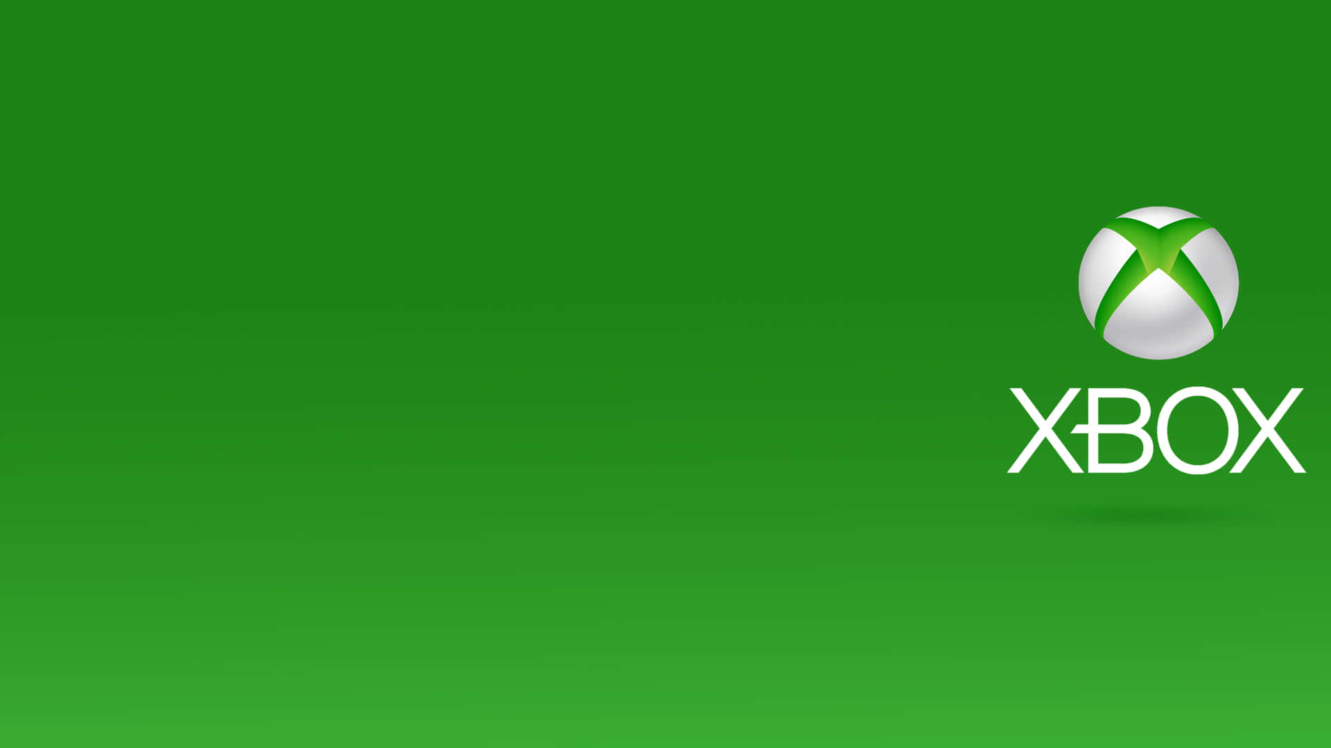 Xbox 標誌配綠色背景 壁紙