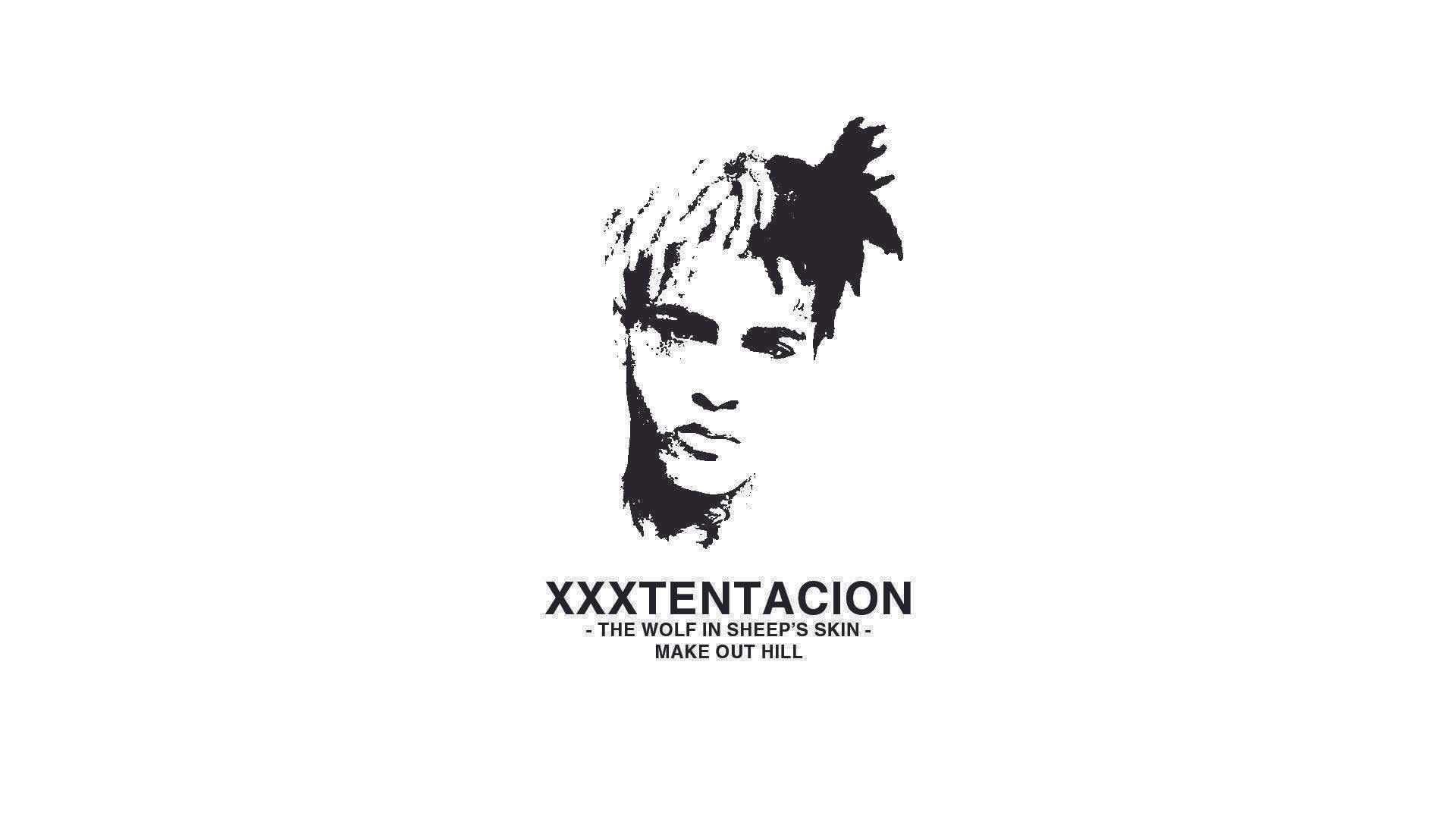 XXXTENTACION 的風格化黑白肖像，附有專輯標題文字。