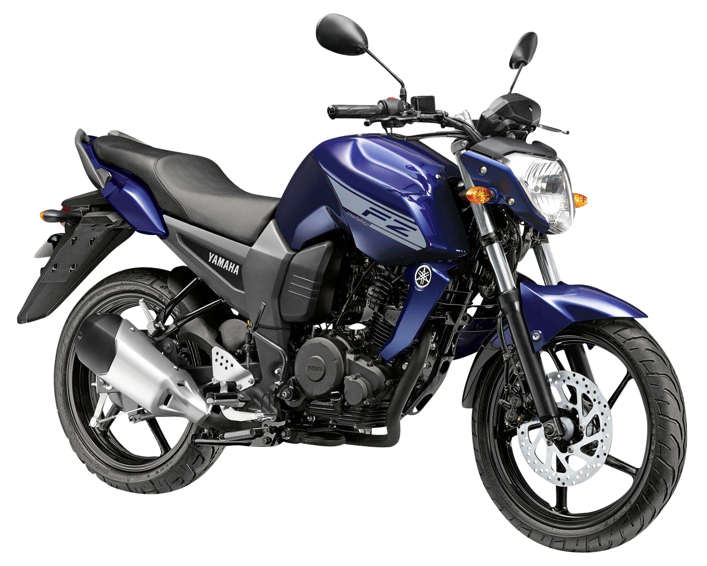 Yamaha 藍色電單車側面 壁紙